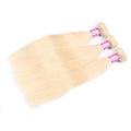 36 40 Inch Straight 613 Blonde Colored Human Hair Bundles 1/3/4 Pcs Remy Raw Hair Extensions 613 Colored Straight Weave Bundles
