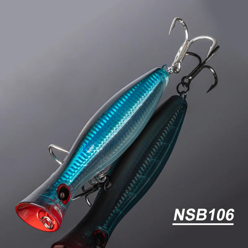 Noeby-Big Game Popper Fishing Lures, Artificial Hard Bait | SAMAG