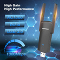 COMFAST 1300Mbps USB 3.0 WiFi Adapter 2G&5G Dual Band Adaptador Antenna 802.11AC MU - MIMO Network Card - Visuel 2 | SAMAG