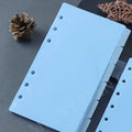 A6 A7 Pockets Binder Folders for 6Ring Notebook Divider Page Waterproof PVC Leaf Document Filing Bag