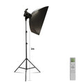 Bowens Video Studio Kit 90/135W 220V Photography Light Dimmable Kit LED Lamp 2m Tripod Flash Studio Lighting 3000-6000K 3 Color