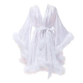 Ostrich Feathers Good Quality in Stock Women Lingerie Fur Robe Luxury Silk Prom Dress Party Gowns Sexy Evening Elegant Dress