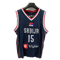 Basketball Jerseys 2024 Srbija 15 Jokic Jersey Sewing Embroidery Cheap High Quality Outdoor Sportswear Navy Blue White Fashion