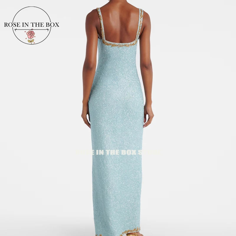 ROSEINTHEBOX Customized Mermaid Long Beaded Evening | SAMAG