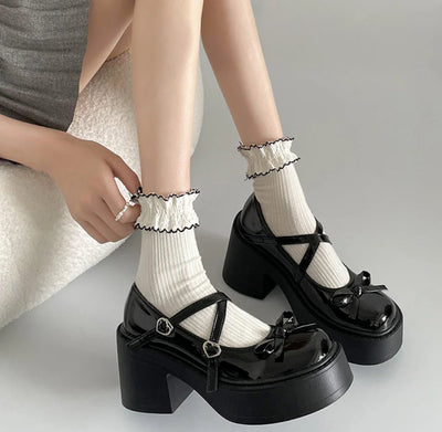 Lolita Shoes Women Japanese Style Mary Jane Vintage | SAMAG