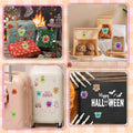 100-500pcs Laser Monster Halloween Stickers Party Halloween Gift Wrapping Label Scrapbook Cartoon Stationery Stickers