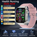 2026 New Professional-Grade Smart Watch Men ECG+PPG Uric Acid Body Fat Health Analysis IP68 Waterproof AMOLED Smartwatch Women
