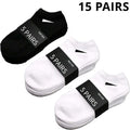 5/10 /20/30 Pairs Unisex Casual Plain Color Boat Socks | SAMAG