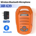 ABBREE Walkie Talkie Wireless Bluetooth Microphone Speaker MIC Waterproof For Baofeng UV-21 Quansheng UV-K6 Retevis Radios