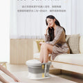 220V Home Electric Foot File Soaking Tub - Foldable, Constant Temperature, Fully Automatic Heating with Foot Massage AK