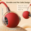 Cat Interactive ball Toy, Automatic Rolling Ball with Tail, Rechargeable Smart Pet Interactive Toy, Intelligent toy for Cat