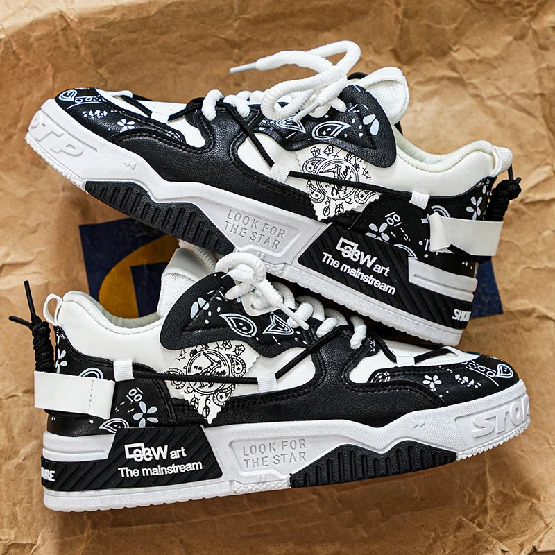 Sneakers, Outdoor Sports Men's Lace-up Fitness Skate Shoes Casual Basketball Shoes Comfortable Soft Sole Large Size