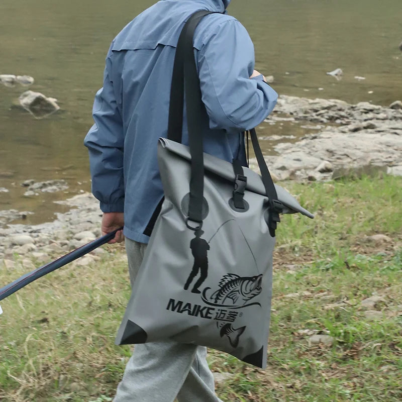 Maike Fishing Bag PVC Multi-Functional Portable Foldable | SAMAG