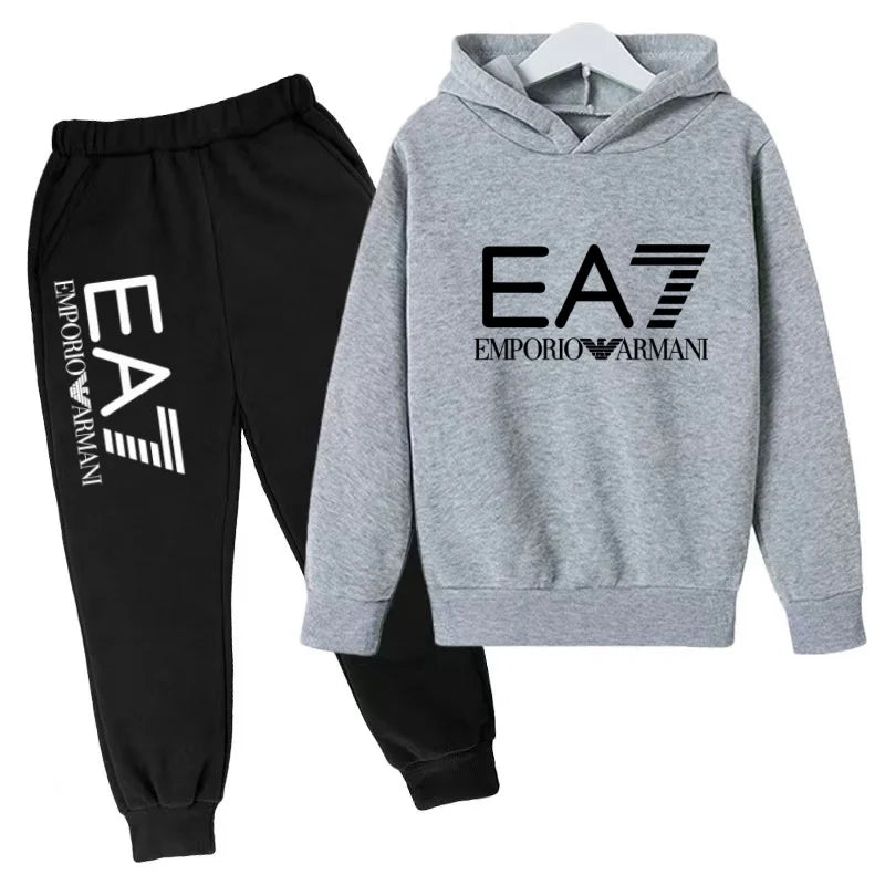 Kids Autumn Winter Hoodie Boy Girl 3-12Yrs Letter Print | SAMAG