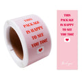 100pcs/roll Thank You Sticker Seal Labels Small Business Gift Decor Sticker Package Sticker Sealing Package Is Happy To See You