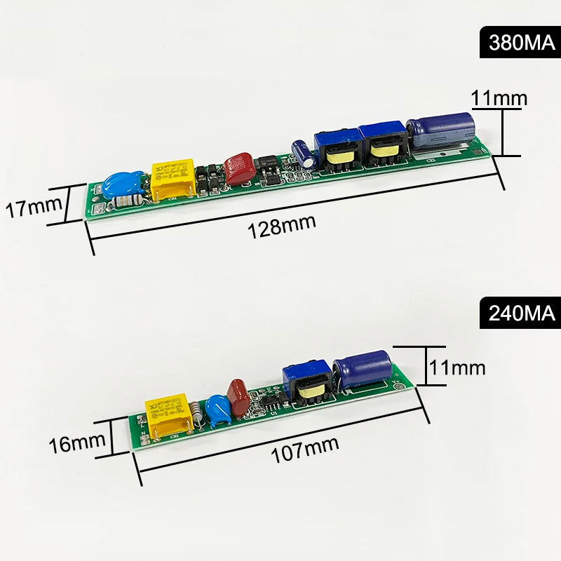 9W 14W 18W  25W 30W LED Tube Driver DC36-86V 240/380mA Power Supply 85V-265V lighiting Transformer  0.6/0.9/1.2/1.5 Tube lights