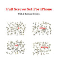 Full Screws Set Replacment for iPhone 5 5S 6 6S 7 8 Plus X XR XS Max with Bottom Pentalobe Screw