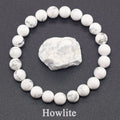 Women's Genuine Tree Patterned Agates Beads Bracelet Real