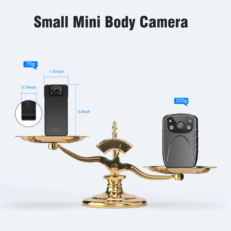 Vandlion A50 Digital Video Wireless Camera Full HD 1080P Night Vision WiFi Remote Control Rotating Cam Sports DV with Back Clip