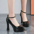 2026 Work Shoes Women Black Pumps Spring Casual Shoes 11cm Female High Heels Thin Heels Sexy Elegant Women's Pumps