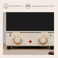 12L Mini Vertical Electric Oven with Three Layers Cutebaking Position Multifunctional Explosion-Proof Safe for Home Use