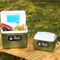 6/9L Camping Car Refrigerator Heat Preservation Mini Freezer Fridge Portable Barbecue Insulation Box for Outdoor Camping Fishing