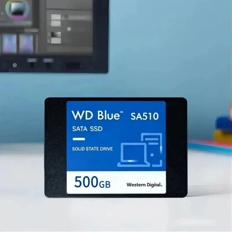 WD Blue SA510 2.5" SATA3 Internal SSD 1TB 2TB Original Western Digital Solid State Hard Drive For Notebook Desktop Computer