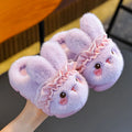 Women's Cotton Slippers Winter Indoor Home Warm and Velvet Household Parent-Child Wool Cotton Shoes Women Wear Outside Winter