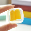 1Pair Noise Reduction Anti-noise Earplugs with Box Soundproof Waterproof Ear Plugs Sound Insulation Foam Sleeping Earplugs