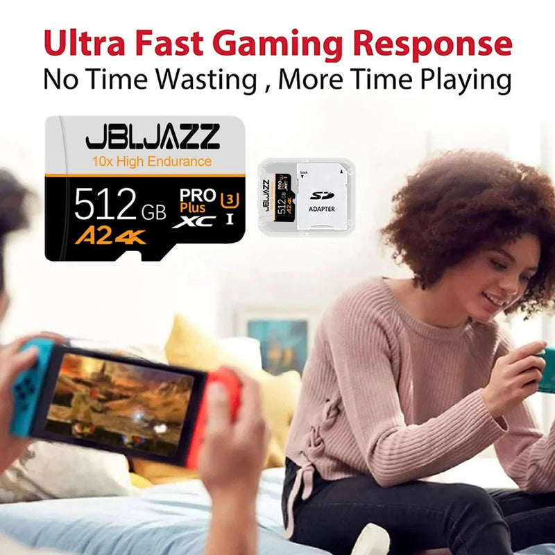 2026new 128GB Memory Cards Class 10 High Speed Micro TF/ SD Card Stable Performance SD Memory Card for Phones/Digital Camera