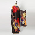 Luxury Soft Muslim Print Abayas Women Short SLeeves | SAMAG