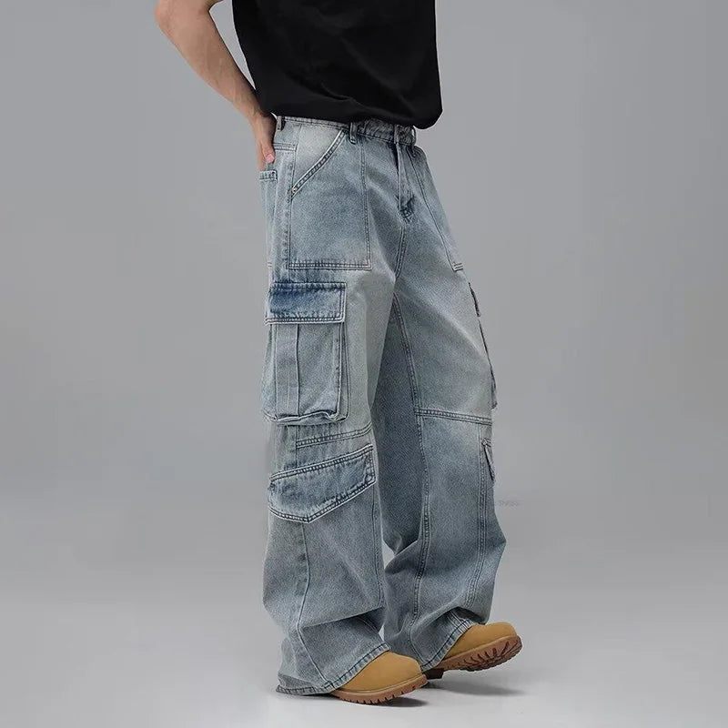 Men'S Spring And Summer Multi Pocket Workwear Design | SAMAG