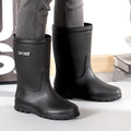 Summer Short Young Men's Rain Boots Motorcycle Gum Fashion Adult On Offer Gumboots Plastic Waterproof and Non-slip Male Shoes