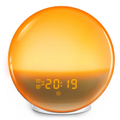 Sunrise Alarm Clock Wake Up Light Clock Sunrise/Sunset Simulation Digital Clock with Night Light FM Radio Desk Clocks