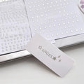 3Pcs  Toploader Decorative Stickers Set - Silver Letters & Starburst Star Design Photocard Accessories for Fans, DIY Planner Scrapbook Stationery, Album Decoration Supplies