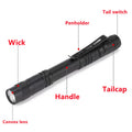 LED Pen Light Portable LED Flashlight Pocket Ultra Bright High Lumens Handheld Pen Light Linterna LED Torch for Camping Outdoor