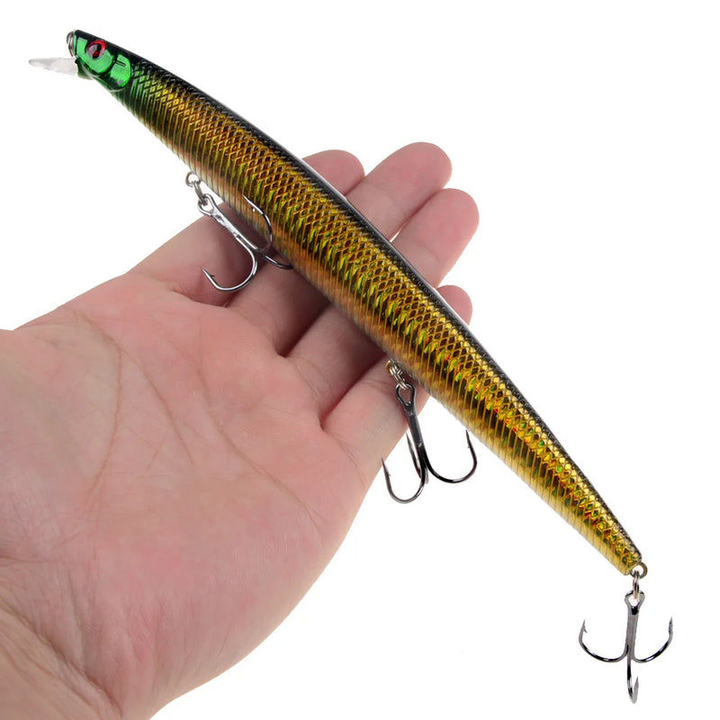 16 Colors 18cm 24g Minnow Fishing Lure Laser Crankbait | SAMAG