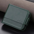 Leather Cards Solt Wallet Phone Case For Samsung Galaxy Z Flip 6 5 4 3 Flip5  Flip4  Flip6 5G Kickstand Shockproof Back Cover