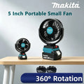 Cordless Makita Fan Cooling 5 Inch Portable With USB Charging Port Adjustable Tilt Mini Air Camping Jobsite Indoor | SAMAG