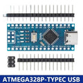 Mini / Type-C / Micro USB Nano 3.0 With the bootloader compatible Nano controller for arduino CH340 USB driver 16Mhz ATMEGA328P