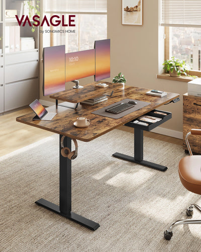 VASAGLE Height Adjustable desk Flexible Mounted Display | SAMAG