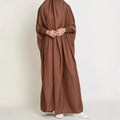 Women One-Piece Hooded Prayer Dress Smocking Sleeve | SAMAG