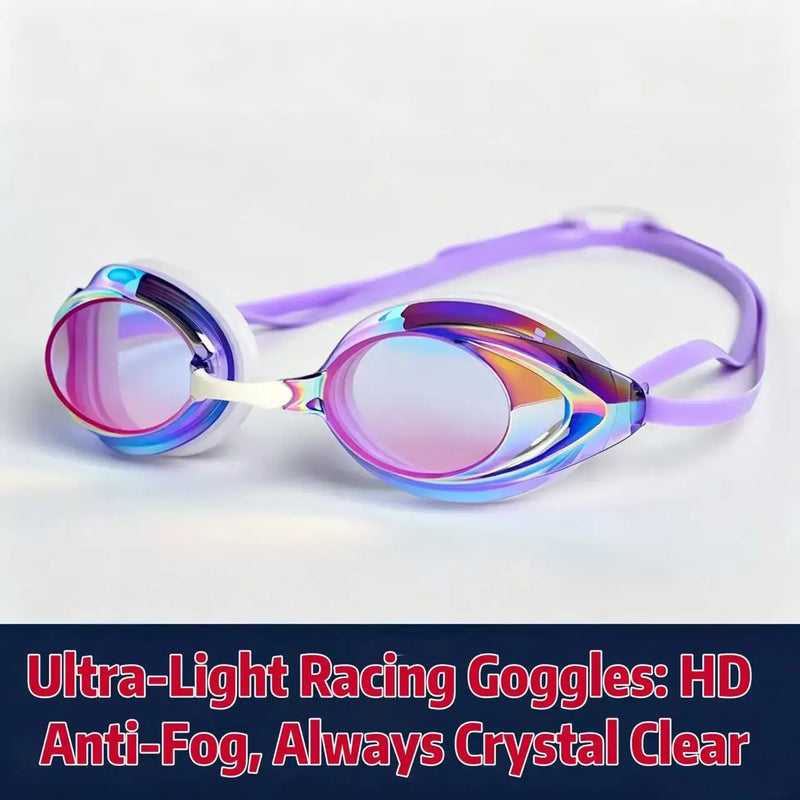 Professional Racing Swimming Goggles, Electroplated UV | SAMAG