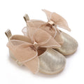Gold Color Theme Christening baby Shoes for 1 Year Old Newborn Baby Baptismal Shoes for Girl Kids