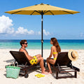 9FT Patio Market Umbrella, UPF 50+ UV Protection Outdoor | SAMAG