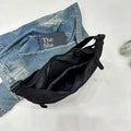 Trendy Women's Soft Cloth Shoulder Bag Solid Color Student Casual Style Big Handbags Crossbody Bags for Women Shoulder Hobos Bag