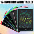 Tablettes électroniques 12 pouces, blocs d’écriture LCD, tableaux à dessin graphiques numériques pour enfants