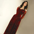 Contessa Custom Off Shoulder Corset Prom Dress Beading | SAMAG