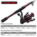 Carbon Fiber Long Casting Baitcasting Sea Rod Reel Combo | SAMAG