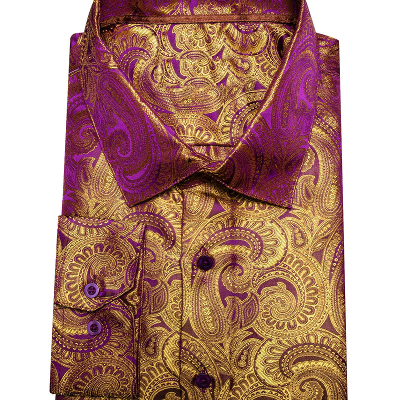 Men's Fashionable Casual Business Shirt with Iridescence | SAMAG